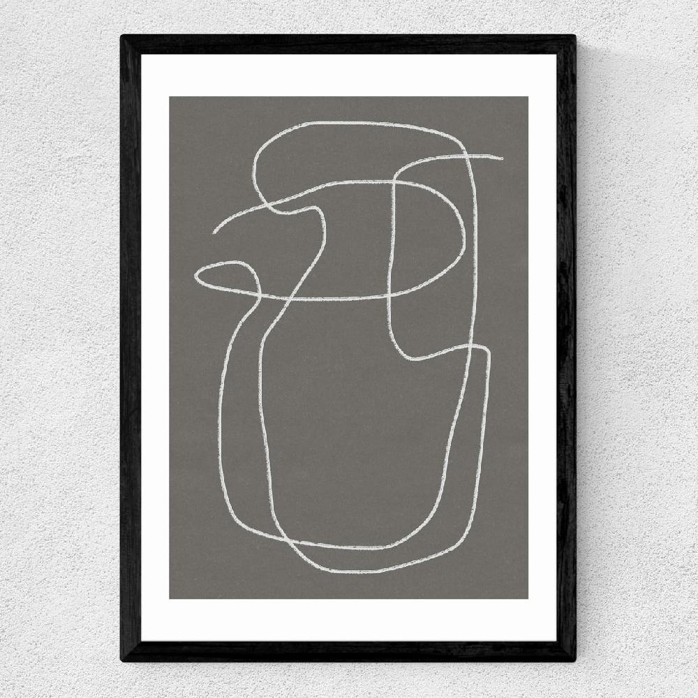 East End Prints Line Abstract II