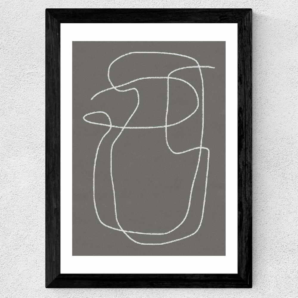 East End Prints Line Abstract II