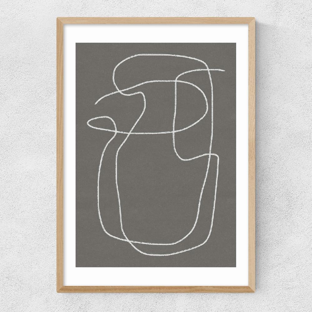 East End Prints Line Abstract II