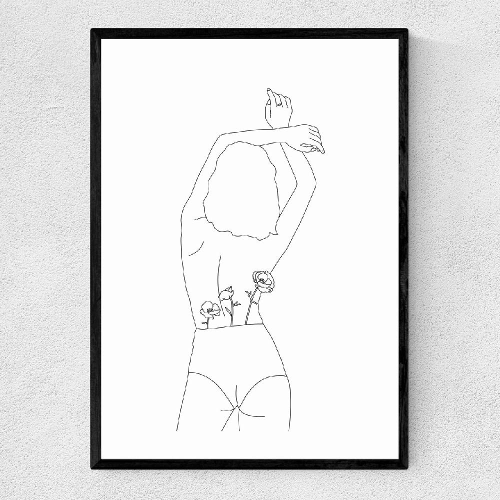 east end prints Line Art Women
