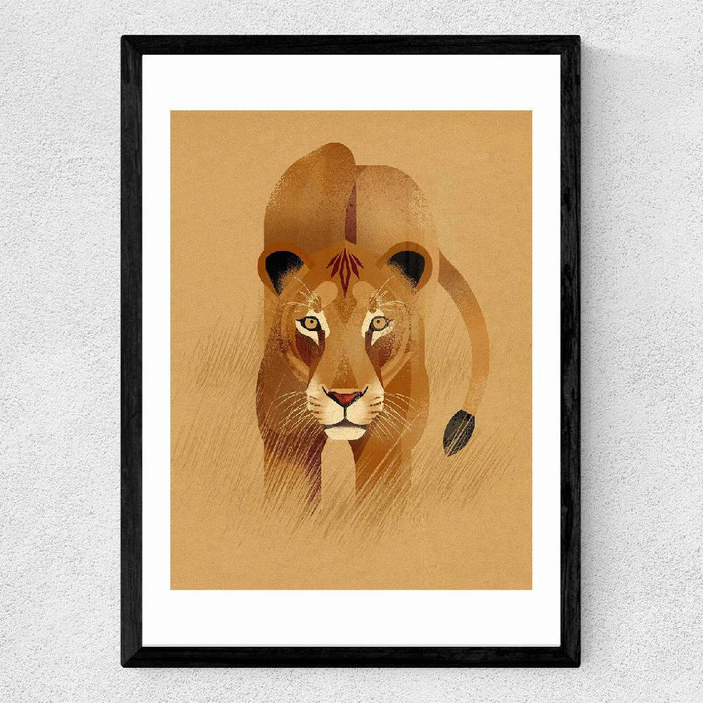 East End Prints Lion By Dieter Braun