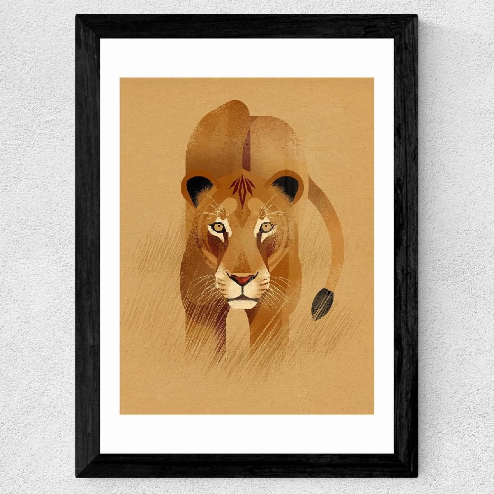 East End Prints Lion By Dieter Braun