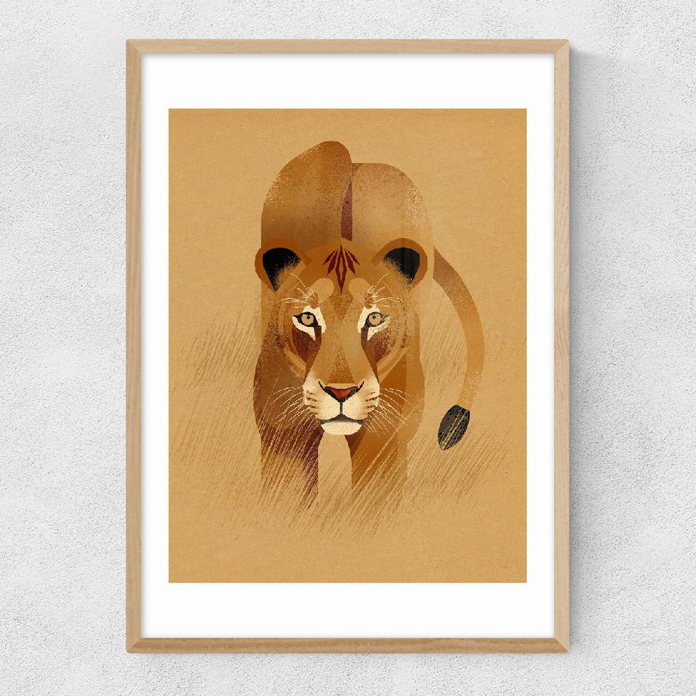 East End Prints Lion By Dieter Braun