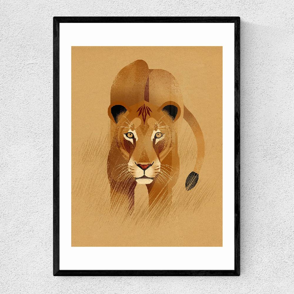 east end prints Lion by Dieter Braun