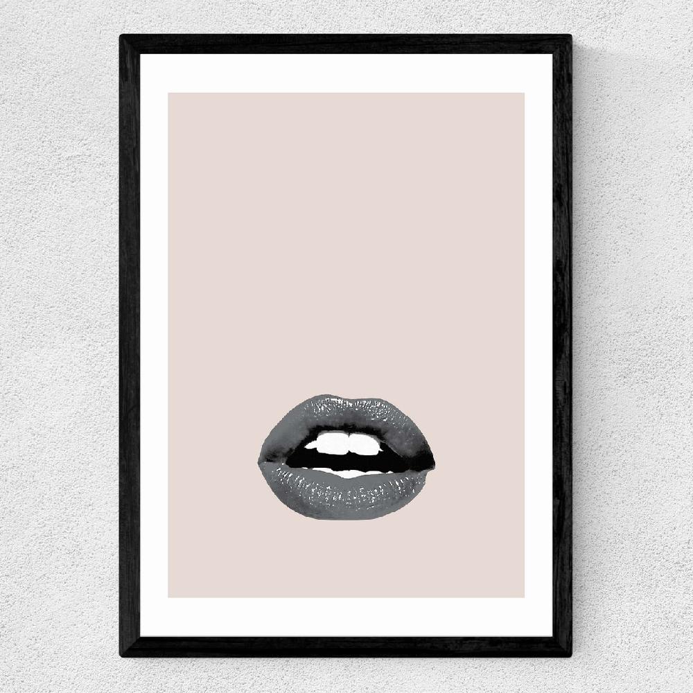 East End Prints Lips Nude