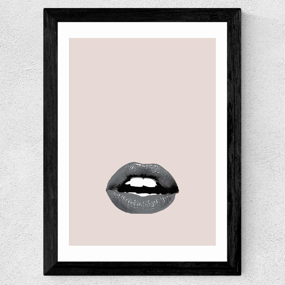 East End Prints Lips Nude