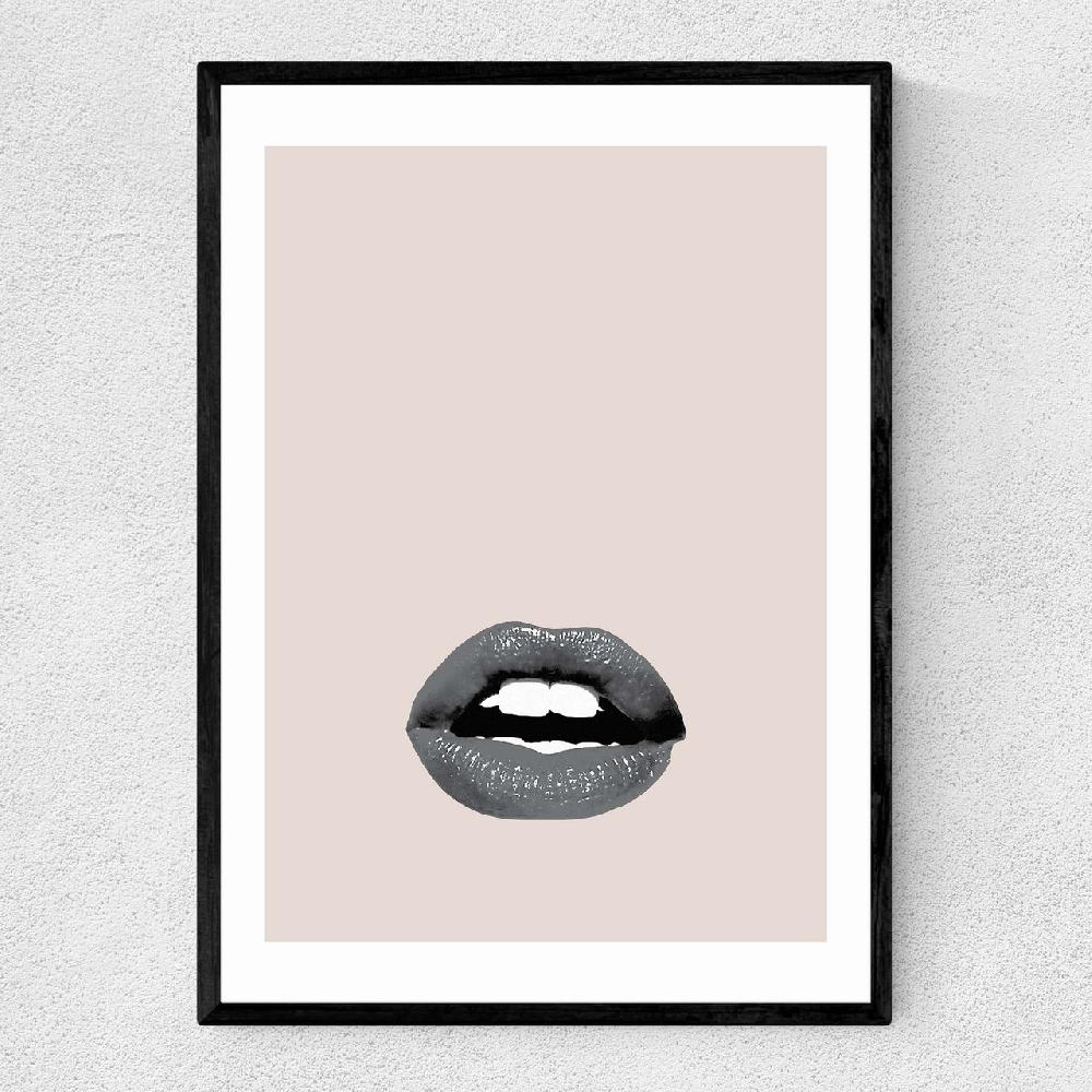east end prints Lips Nude
