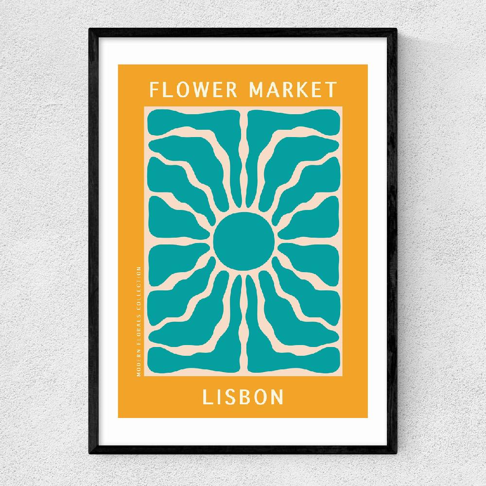 east end prints Lisbon Flower Market
