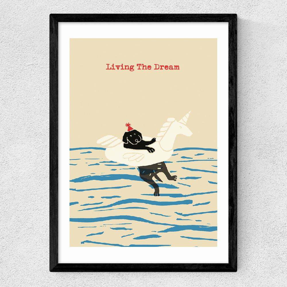 East End Prints Living The Dream