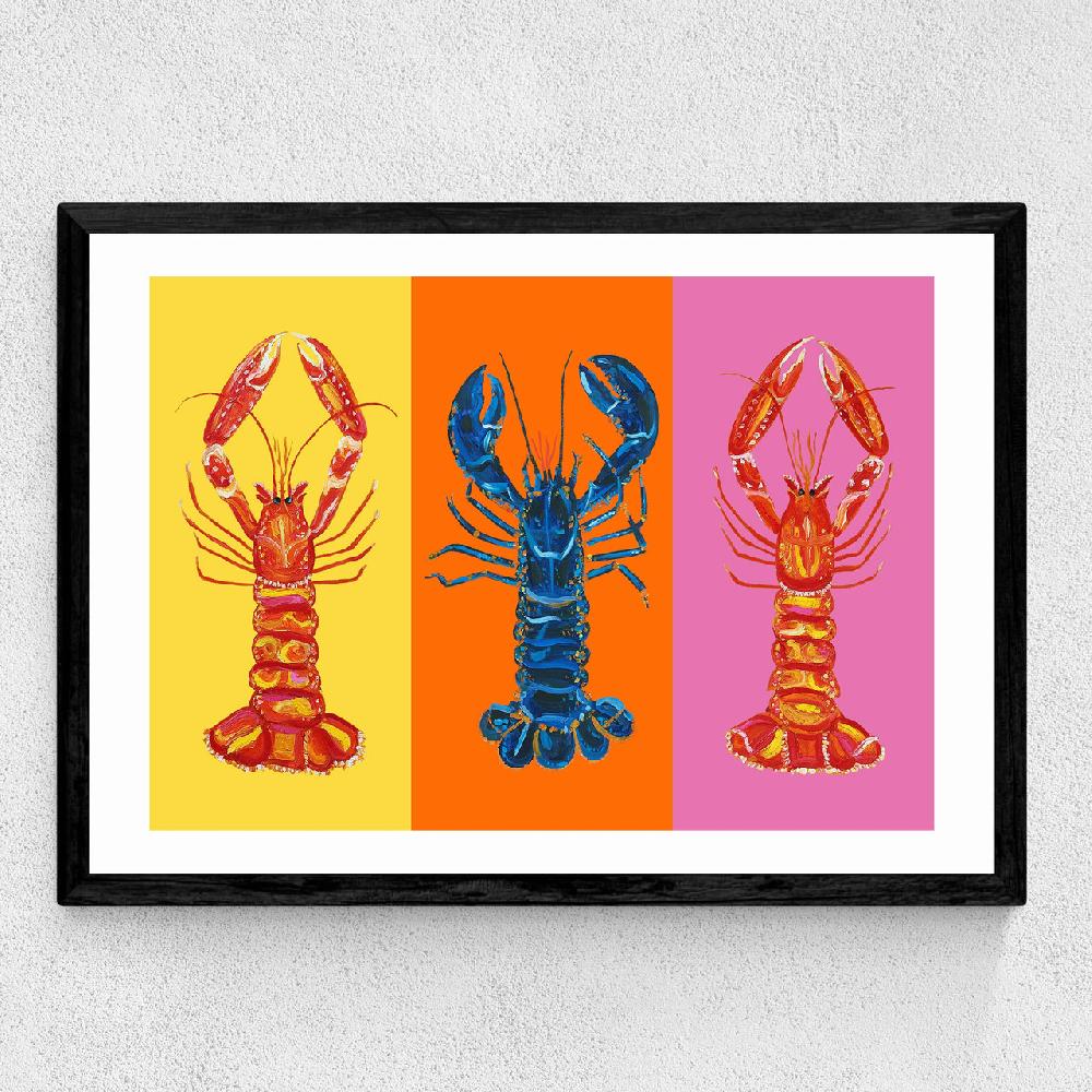 East End Prints Lobster Langoustines Love