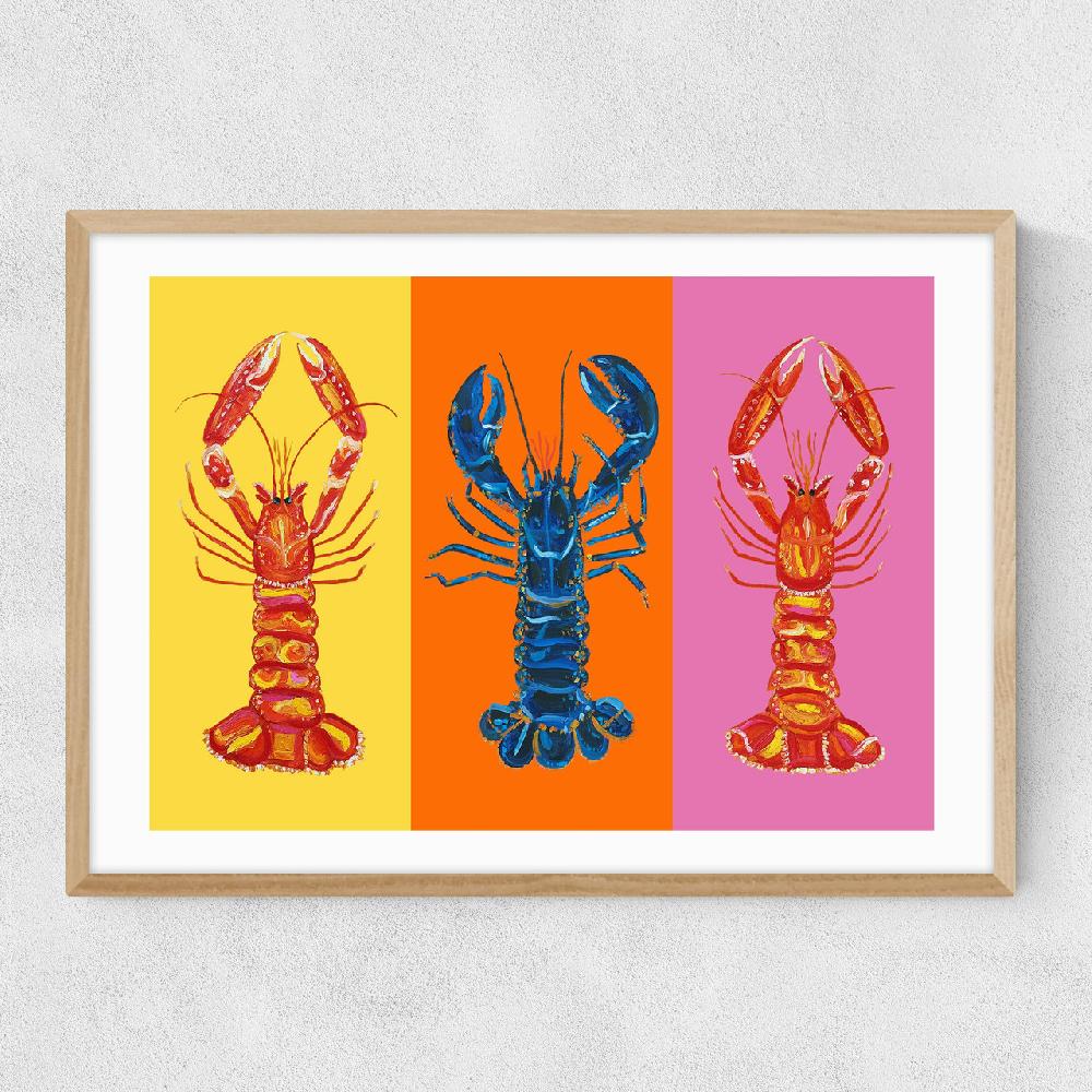 East End Prints Lobster Langoustines Love