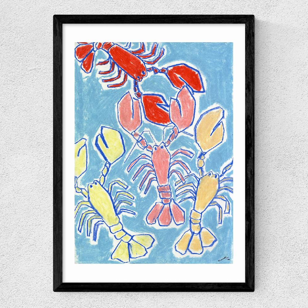 East End Prints Lobsters