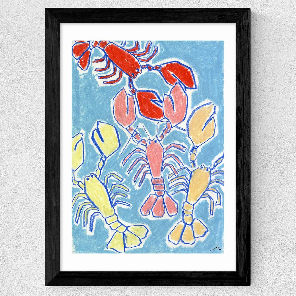East End Prints Lobsters