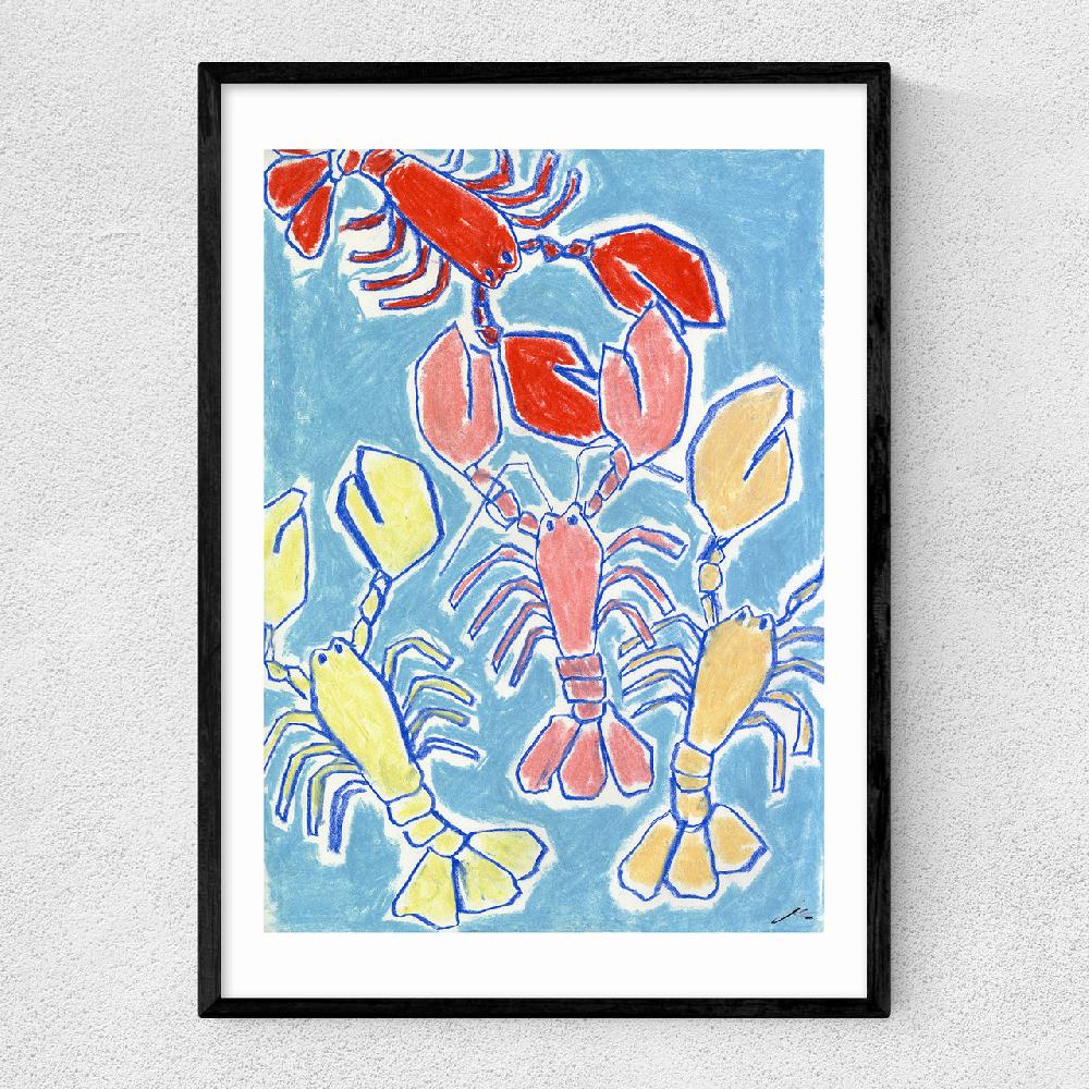 east end prints Lobsters