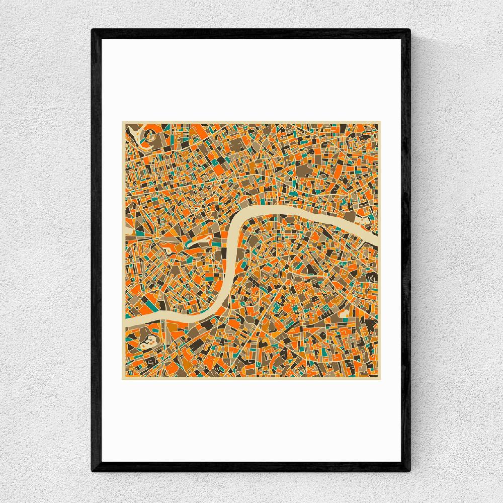 east end prints London by Jazzberry Blue