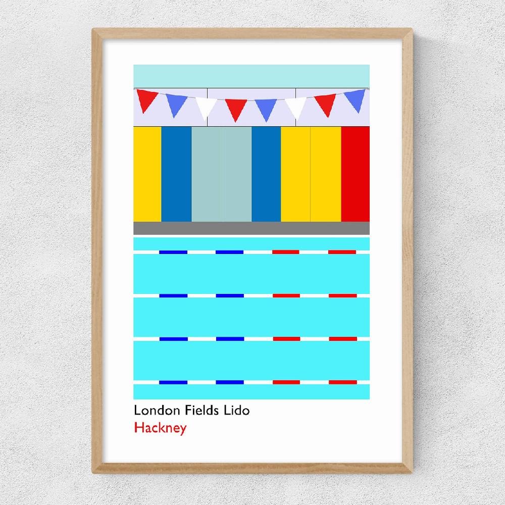 East End Prints London Fields Lido