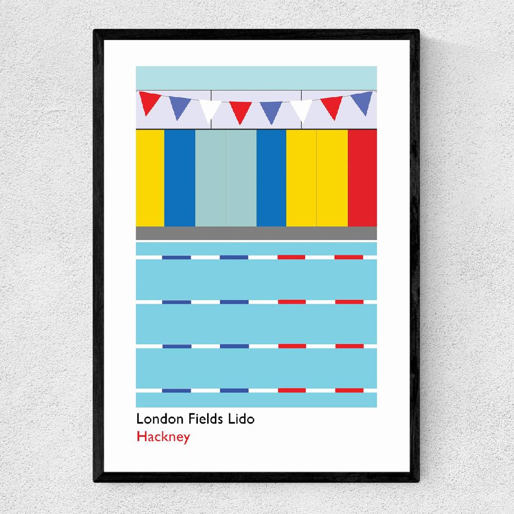 east end prints London Fields Lido