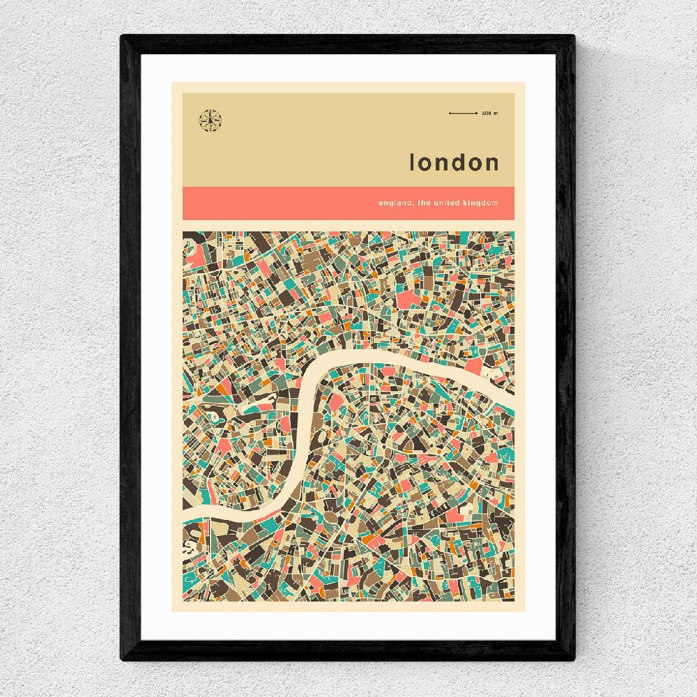 East End Prints London Streetguide (Orange)