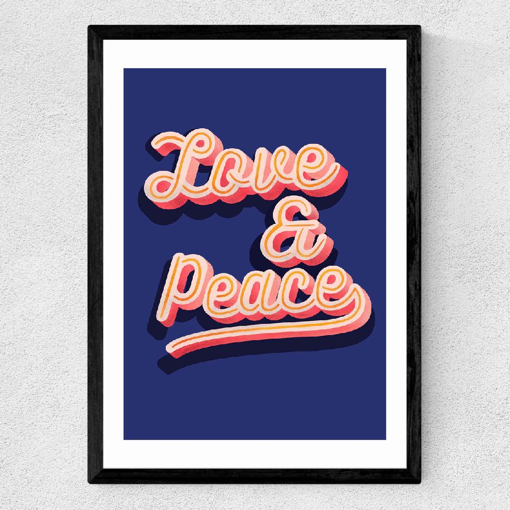 East End Prints Love And Peace