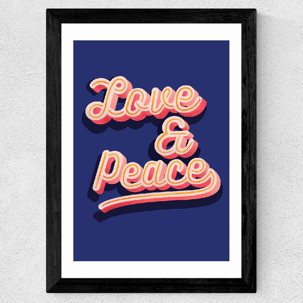 East End Prints Love And Peace