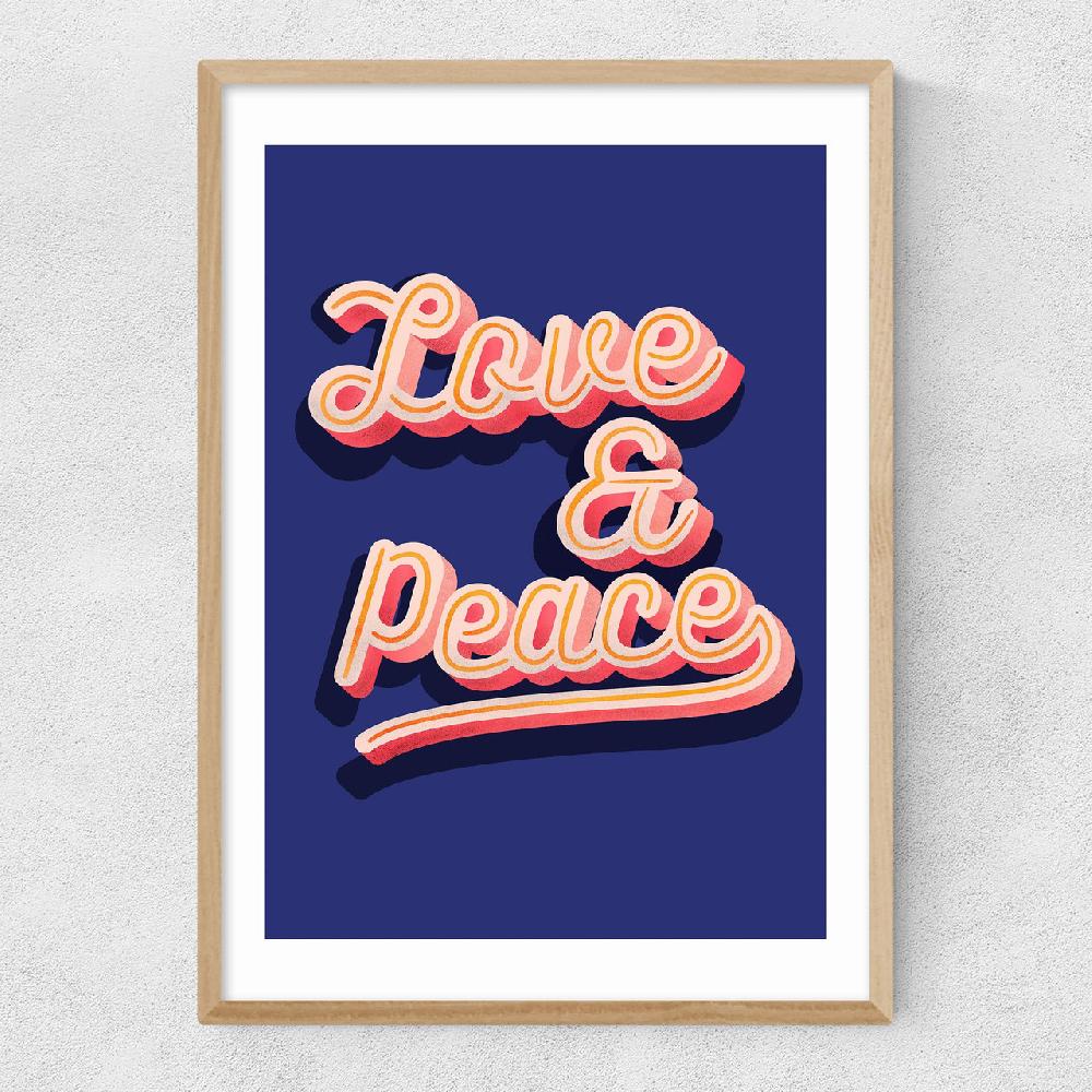 East End Prints Love And Peace