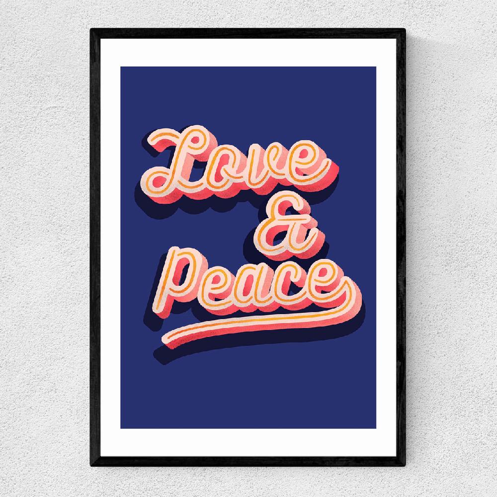 east end prints Love and Peace