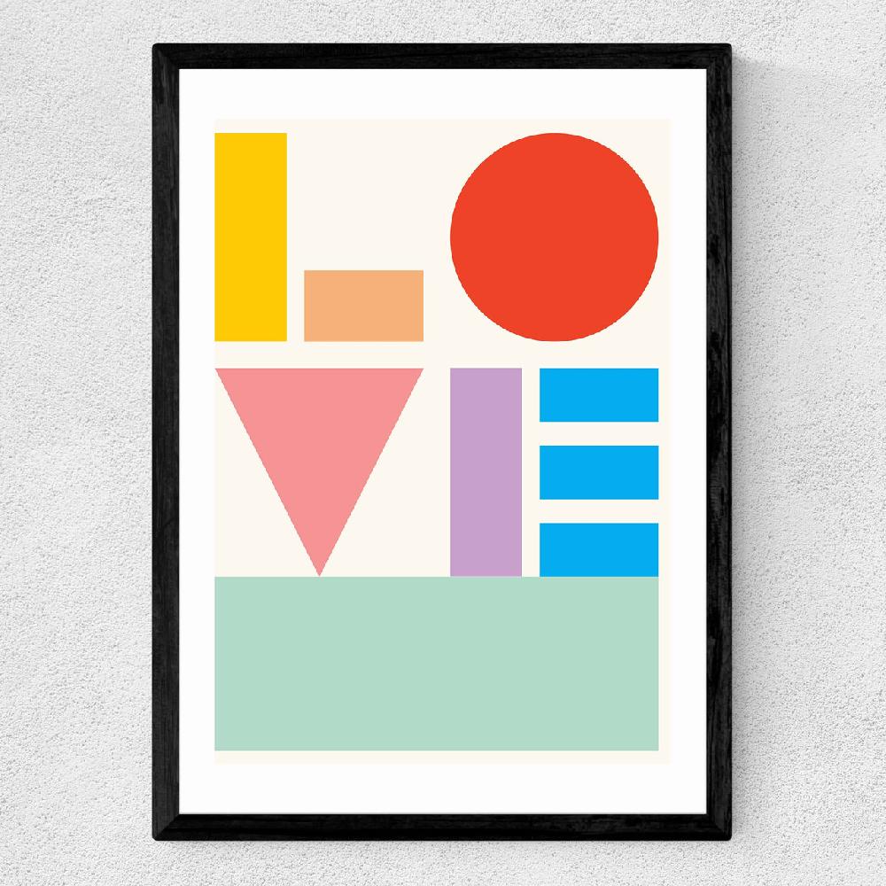East End Prints Love By Dicky Bird