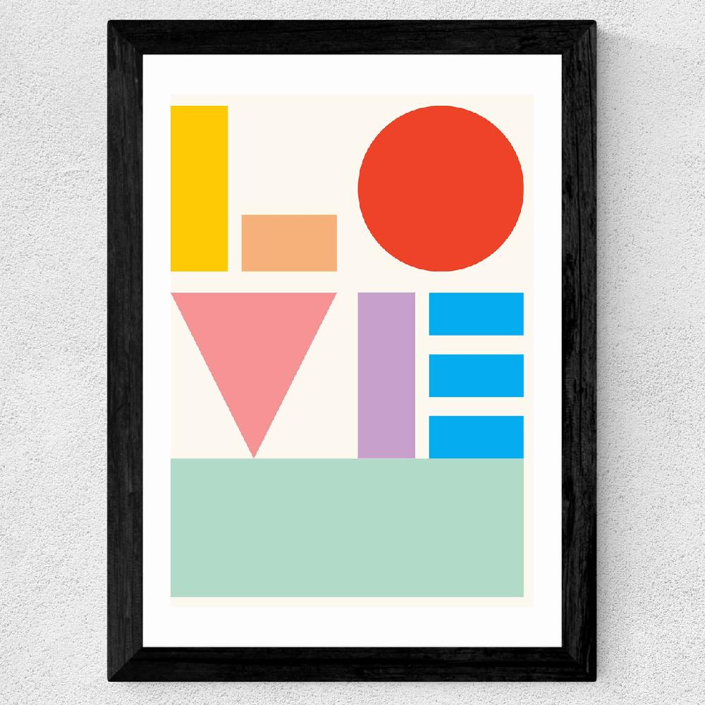 East End Prints Love By Dicky Bird