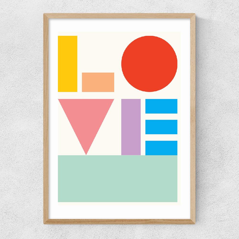 East End Prints Love By Dicky Bird