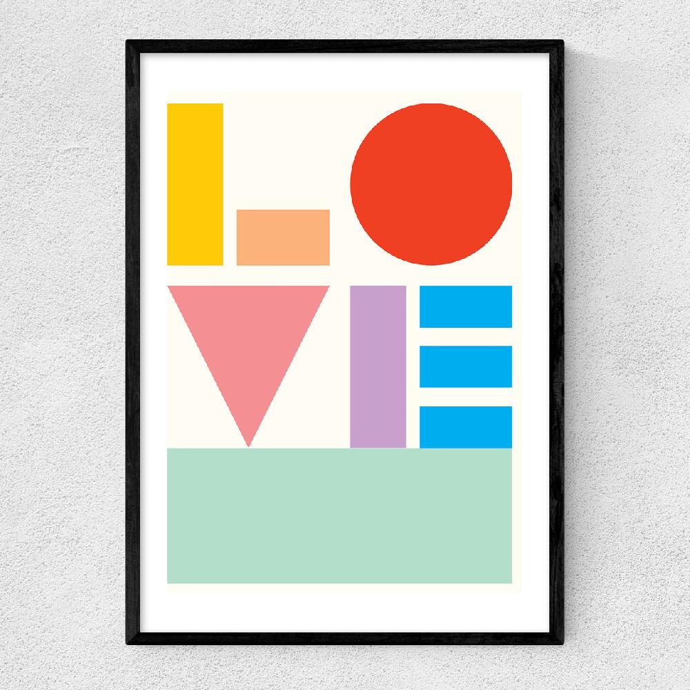east end prints Love by Dicky Bird