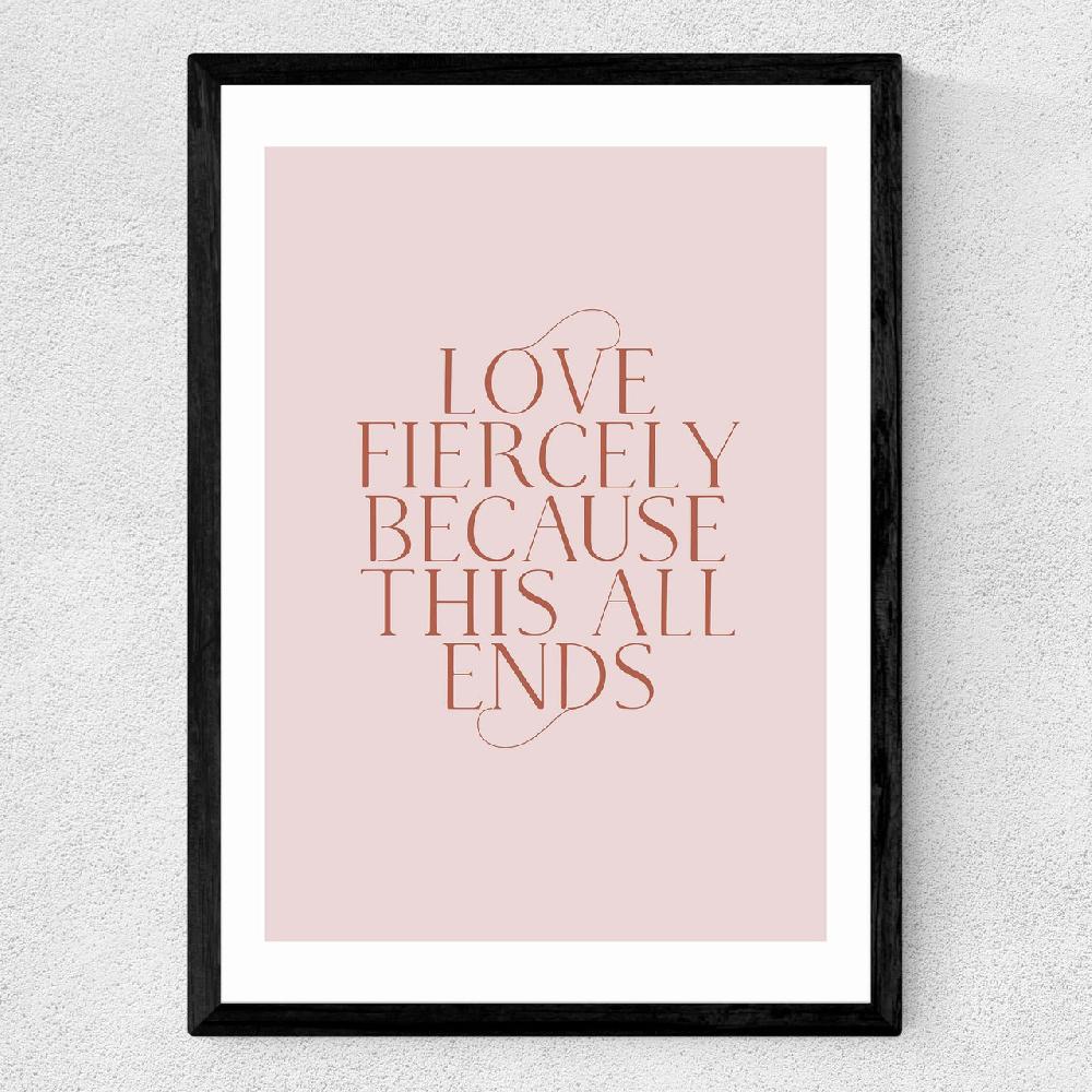 East End Prints Love Forcefully