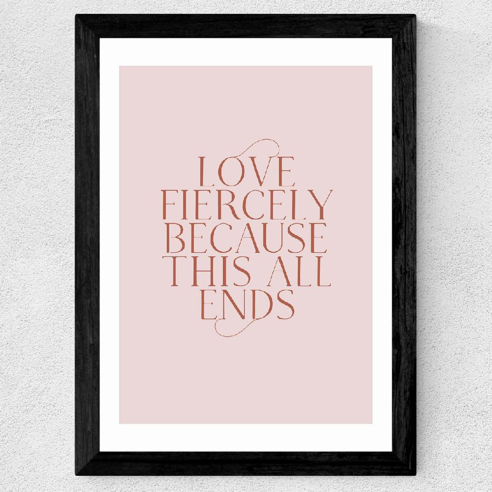 East End Prints Love Forcefully