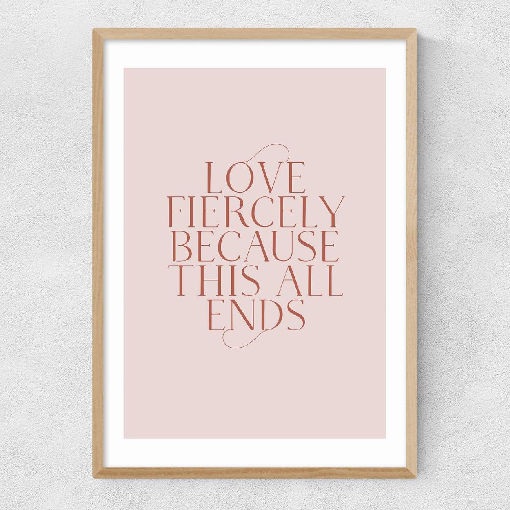 East End Prints Love Forcefully