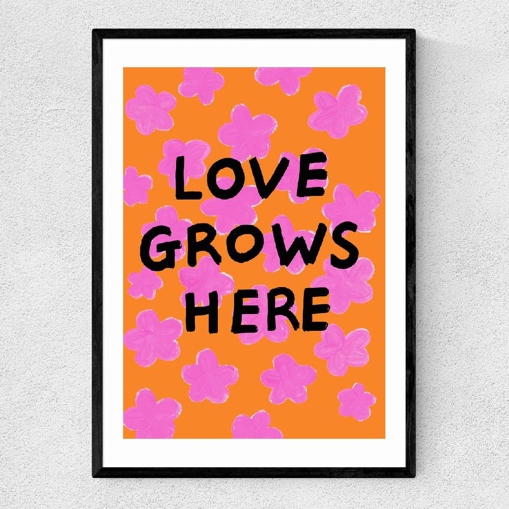 east end prints Love Grows Here