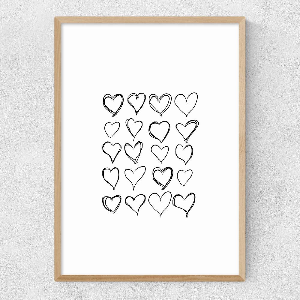 East End Prints Love Hearts