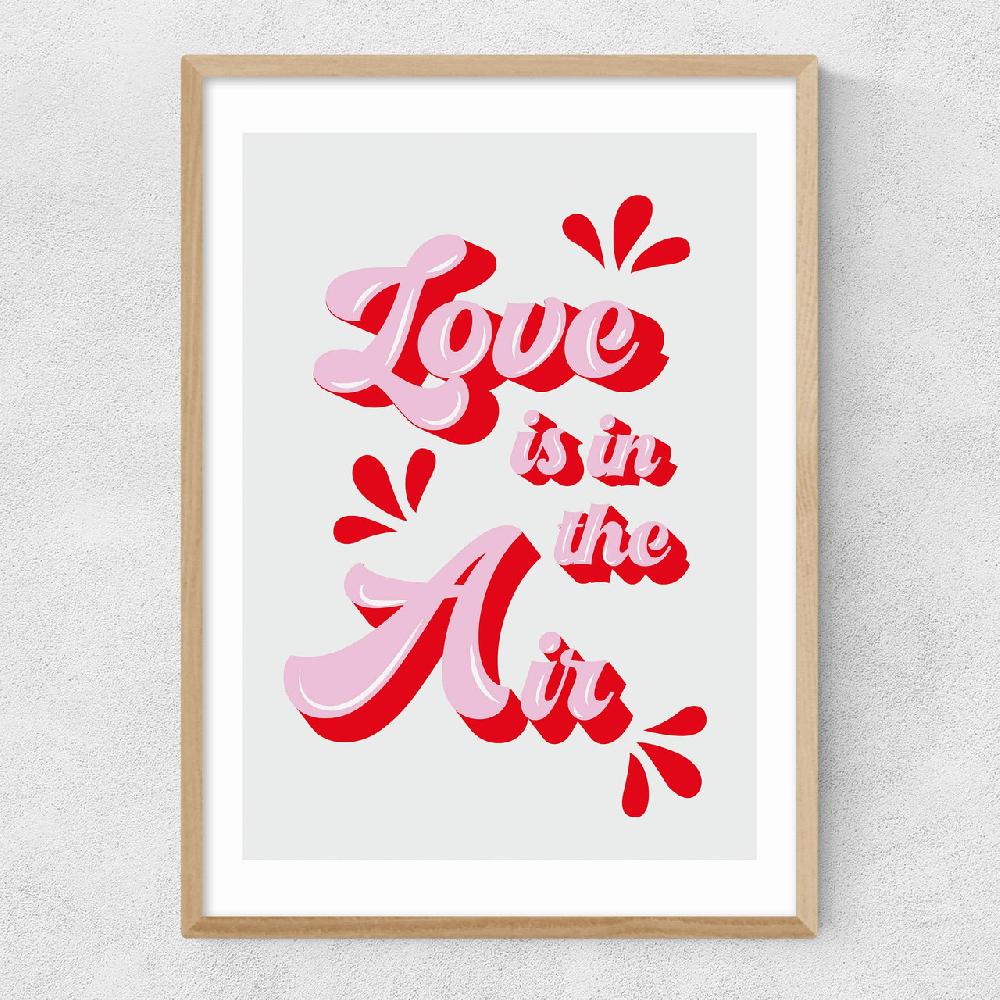 East End Prints Love Is In The Air