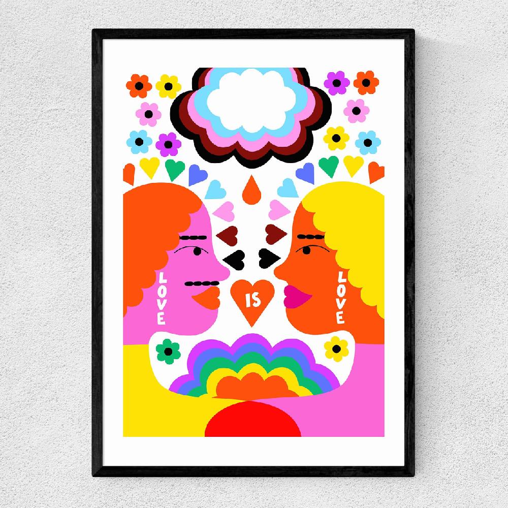 east end prints Love Is Love by Ana Jaks