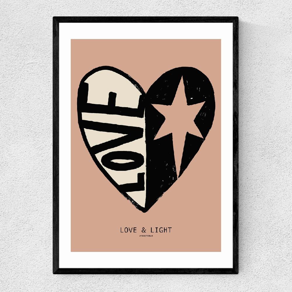 east end prints Love Light Pink