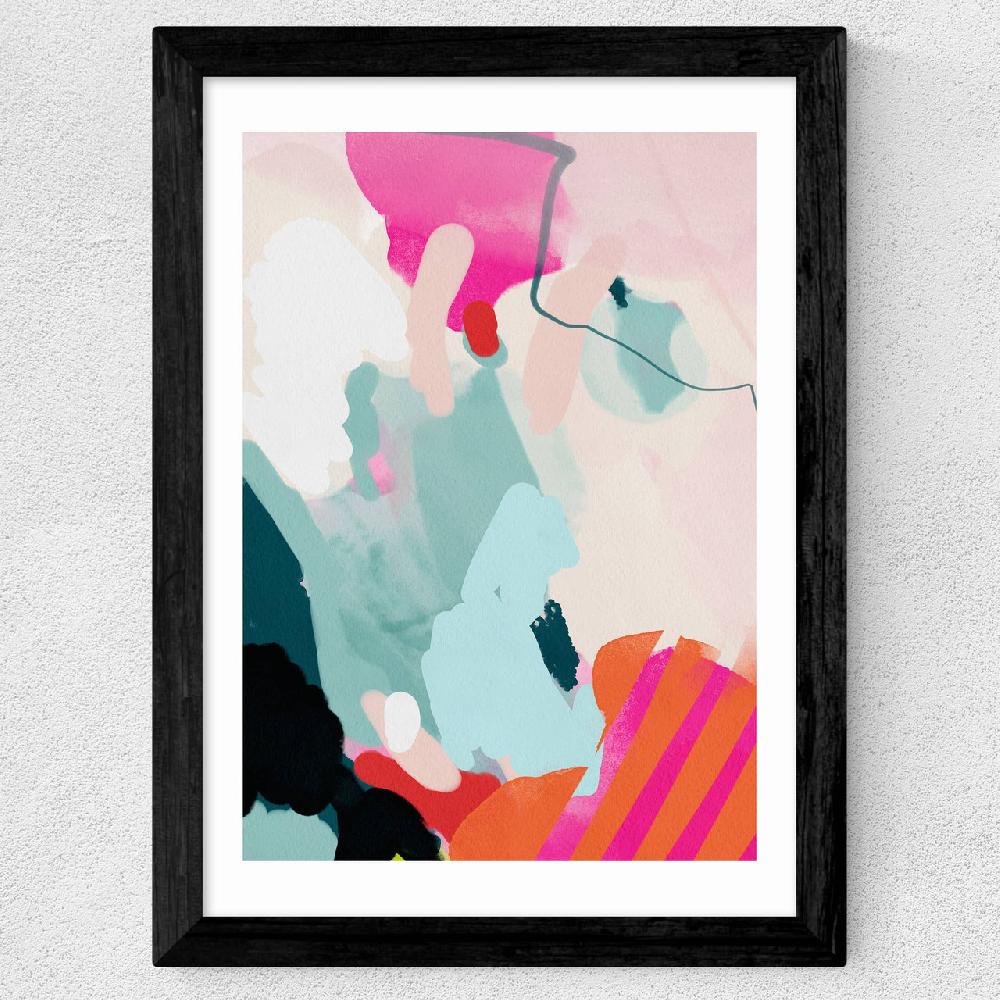 East End Prints Lune Pink Sky I
