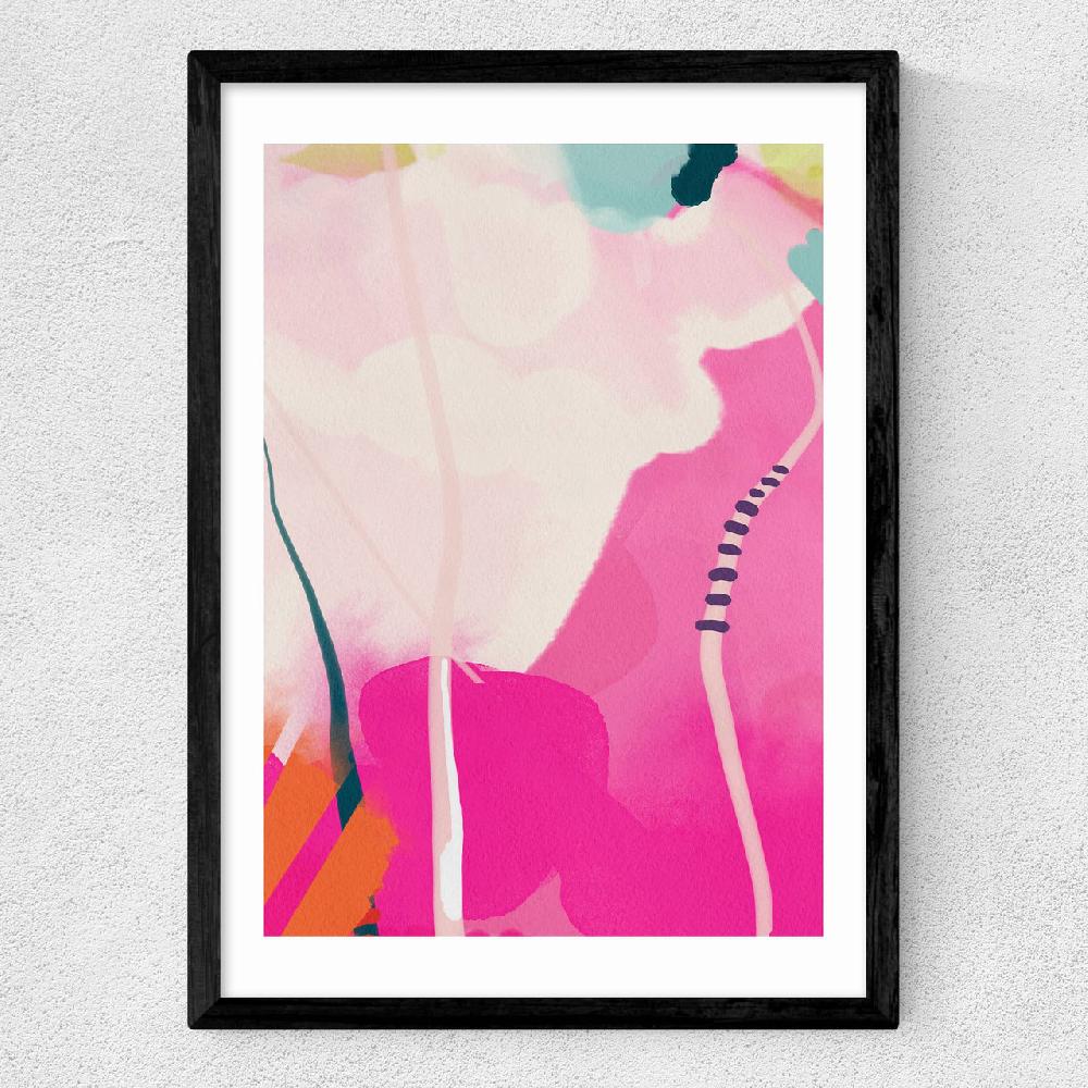 East End Prints Lune Pink Sky II