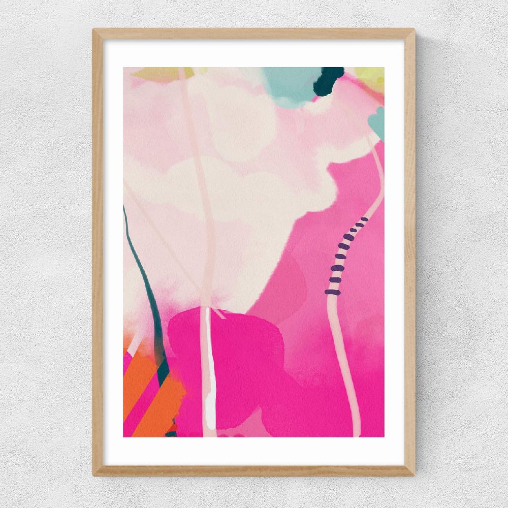 East End Prints Lune Pink Sky II