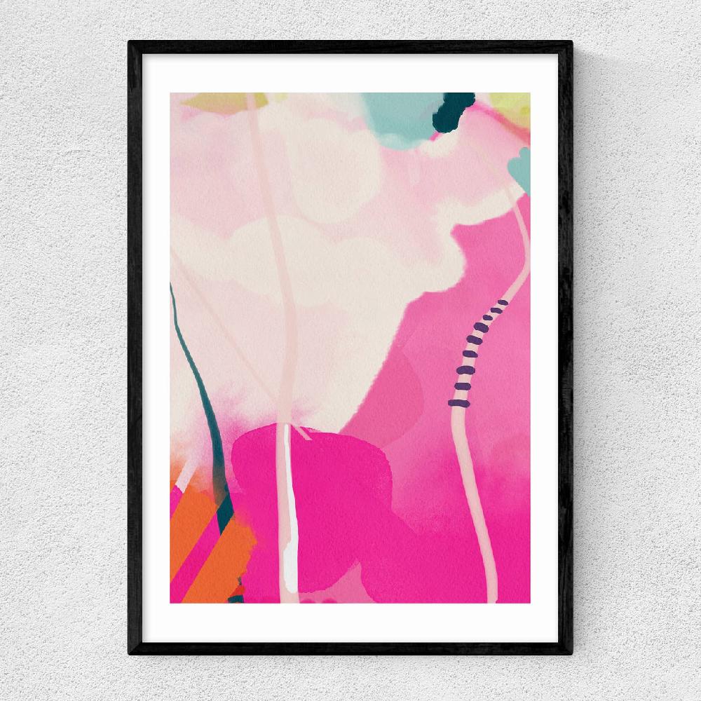 east end prints Lune Pink Sky II