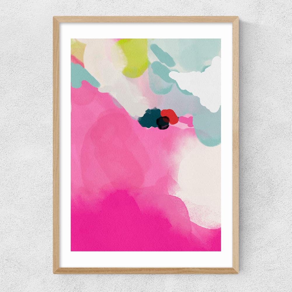 East End Prints Lune Pink Sky III
