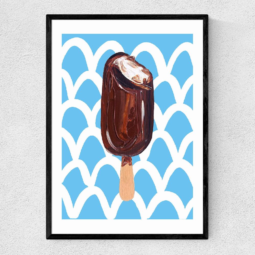 east end prints Magnum on Blue Wavey