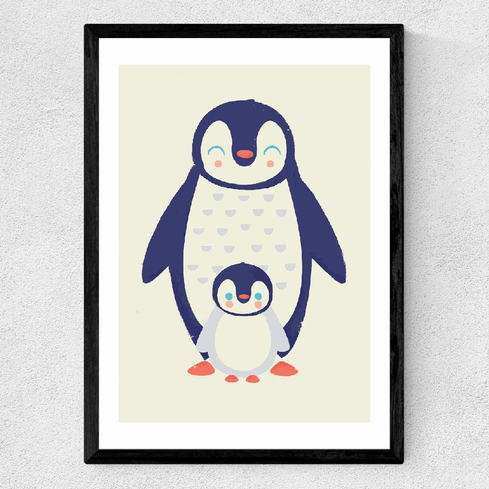 East End Prints Mama Penguin