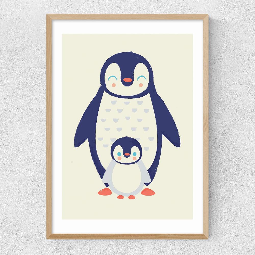 East End Prints Mama Penguin