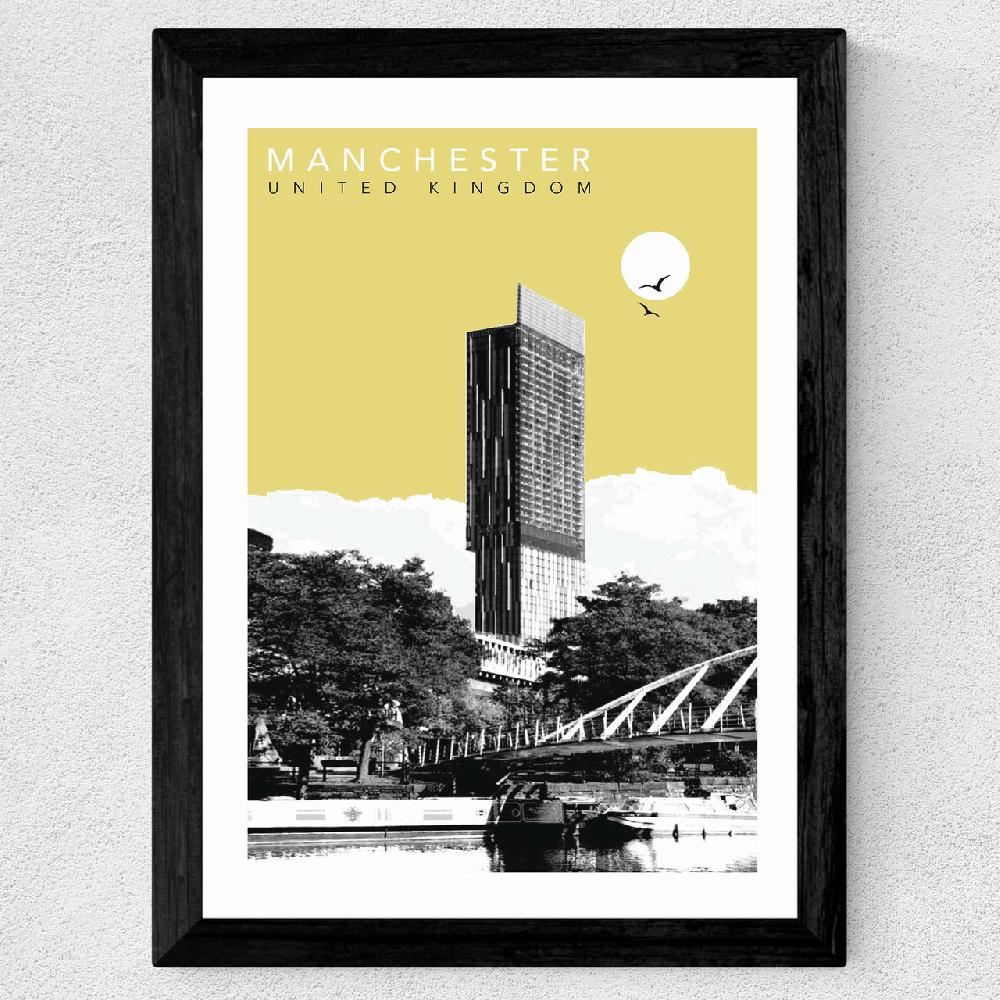 East End Prints Manchester Cityscape