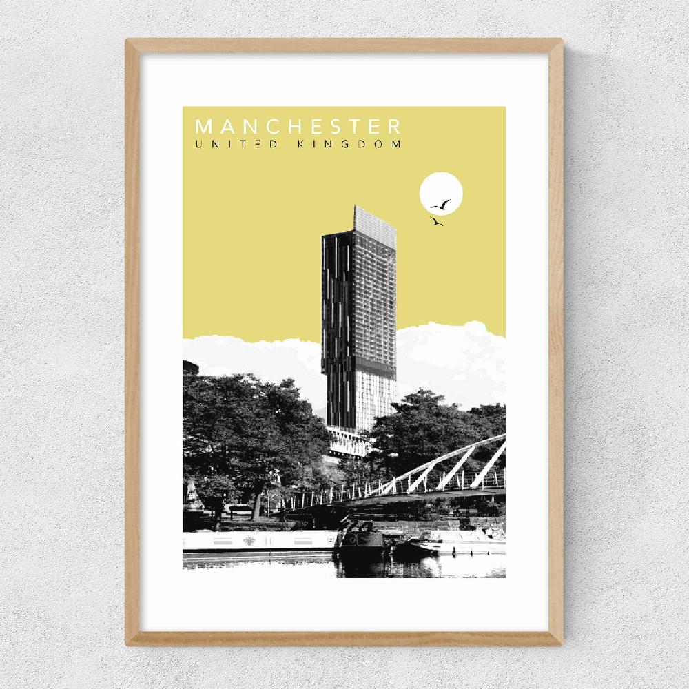 East End Prints Manchester Cityscape