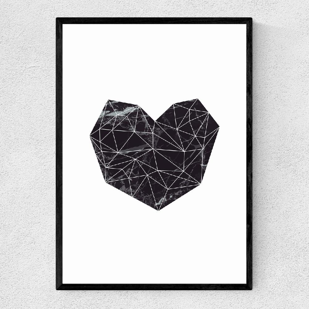 east end prints Marble Heart