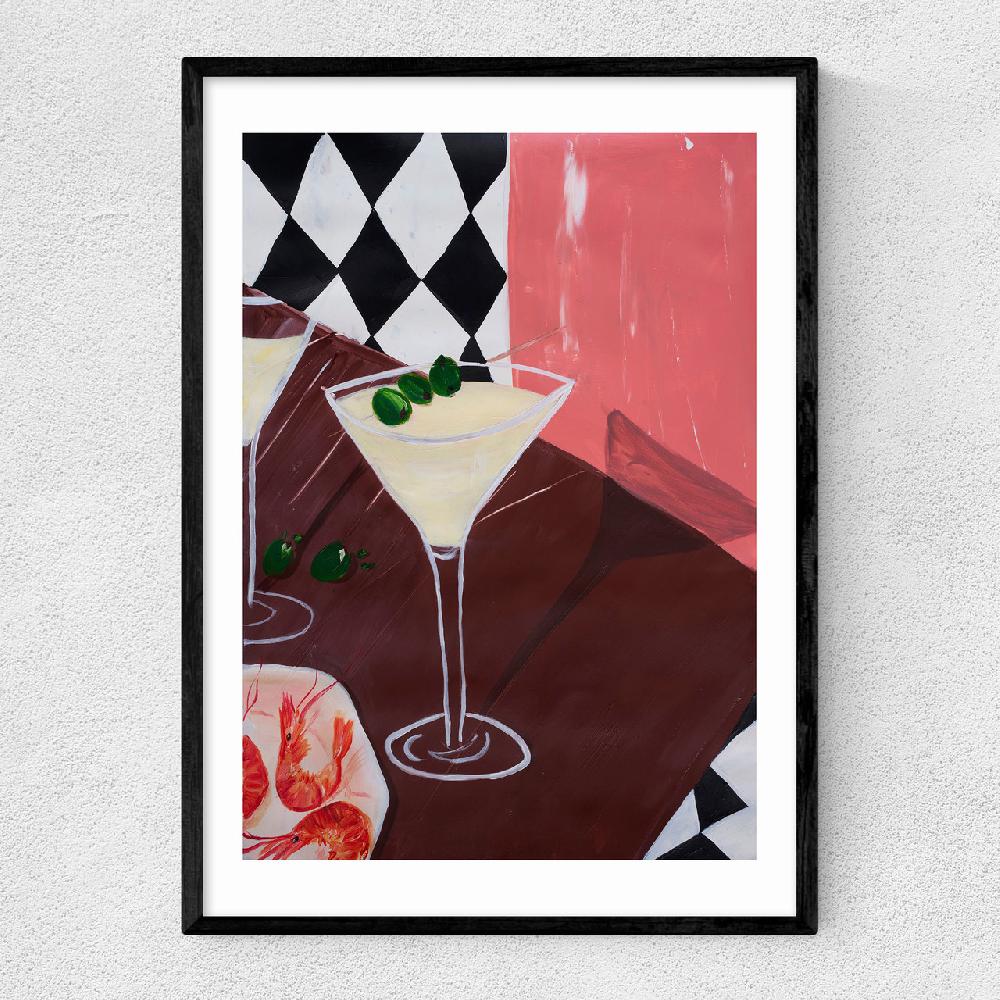 east end prints Martini + Olives